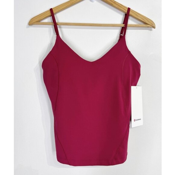 Lululemon NWT Align Waist-Length Cami Tank Magenta Smoke - Picture 5 of 14